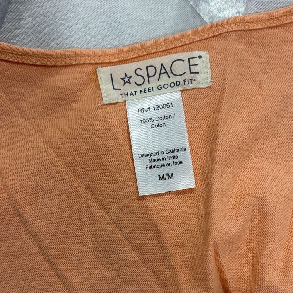 L*Space Peach Cotton Top - Picture 2 of 6